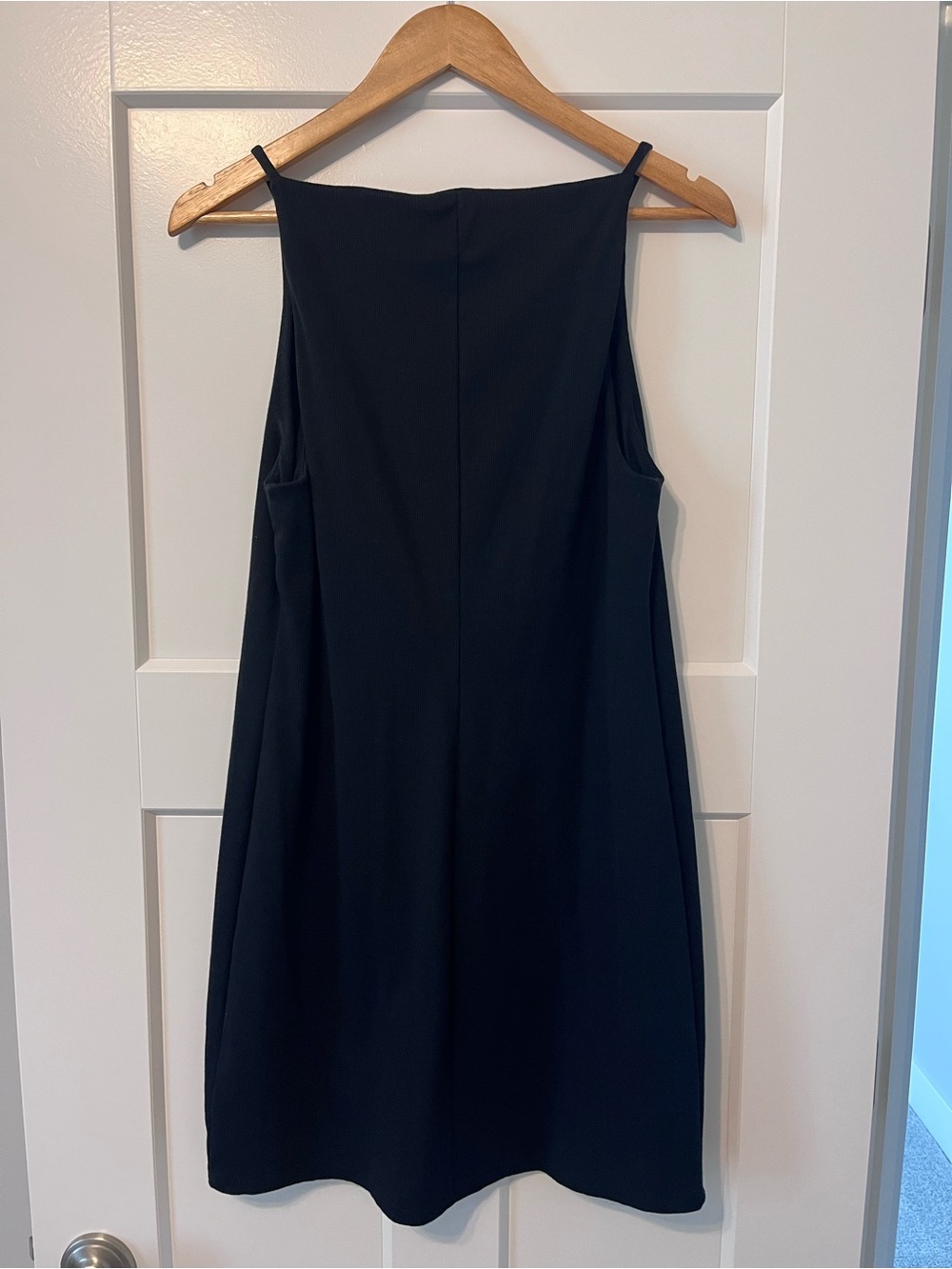 A New Day Black Sleeveless Boatneck Dress - Picture 2 of 3
